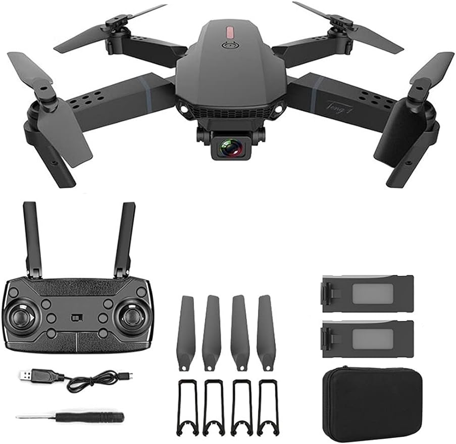 KIT DRON E88 PRO ORIGINAL + MALETÍN Y 2 BATERIAS GRATIS