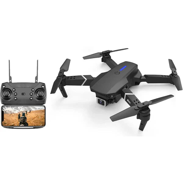 KIT DRON E88 PRO ORIGINAL + MALETÍN Y 2 BATERIAS GRATIS